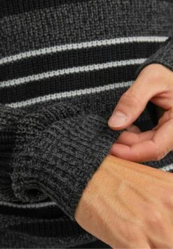 Jack & Jones Jcotwist Striped Crew Neck - Trui - Black 11 Jack & Jones Jcotwist Striped Crew Neck - Trui - Black -Jack & Jones Verkoopwinkel 9f134e66982d4aeba57276bbab96b319