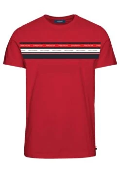 Jack & Jones Willow Kurarm - T-Shirt Print - Rot