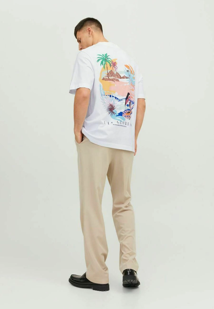 Jack & Jones T-Shirt Print - Bright White 1 Jack & Jones T-Shirt Print - Bright White