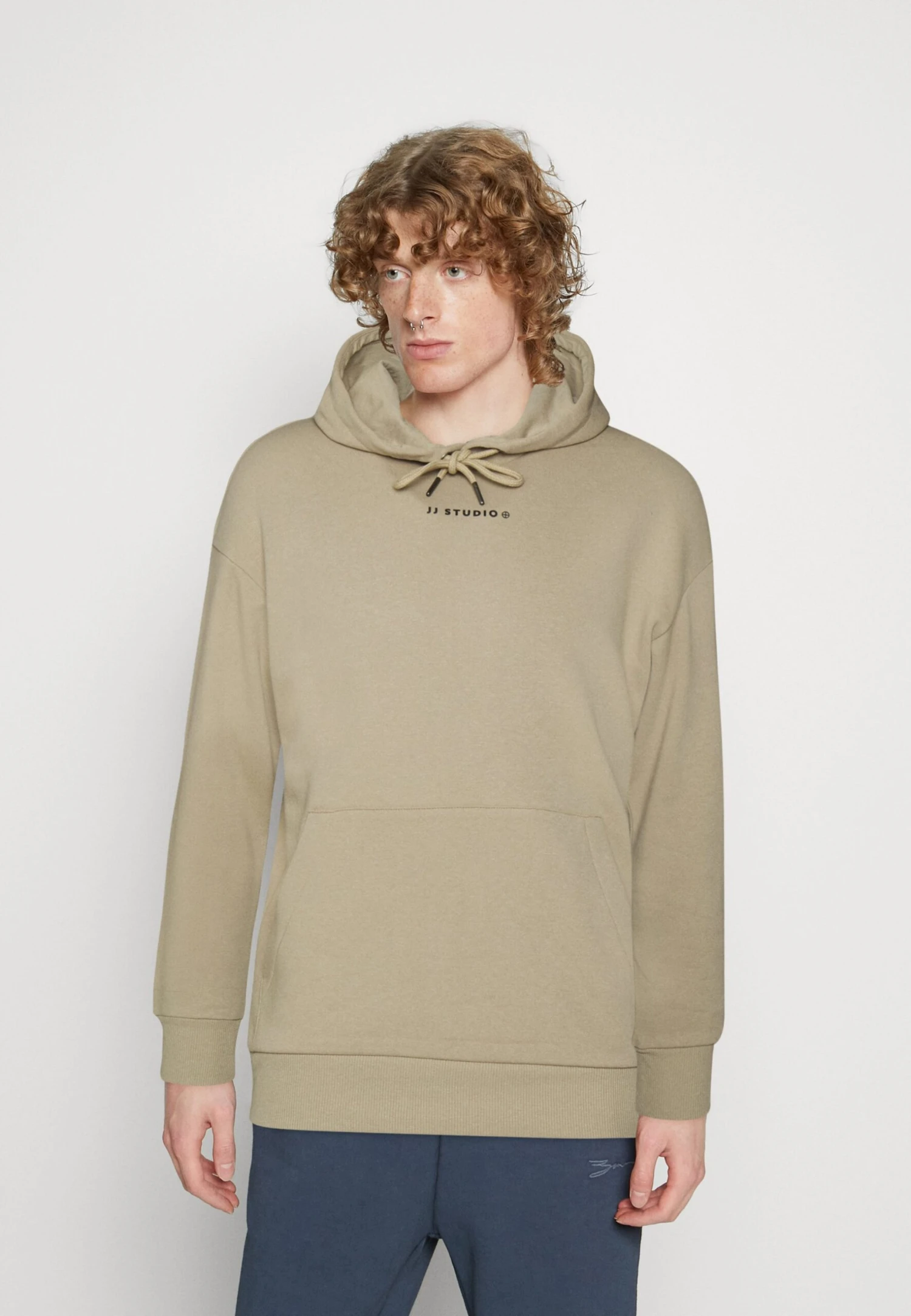 Jack & Jones Jjtwirl Hood - Sweater - Crockery 1 Jack & Jones Jjtwirl Hood - Sweater - Crockery
