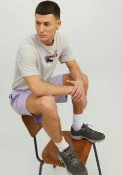 Jack & Jones Logo - T-Shirt Print - Moonbeam -Jack & Jones Verkoopwinkel aa437a32299a4e61932944b28a6f2331