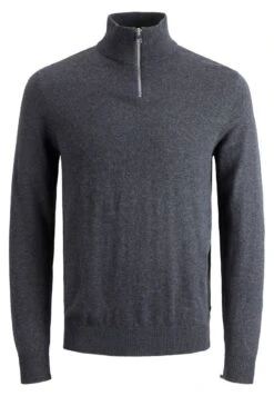 Jack & Jones Eemil Half Zip Noos - Trui - Dark Grey Melange -Jack & Jones Verkoopwinkel aa77b7098ea340d3bab325229f6a1e97