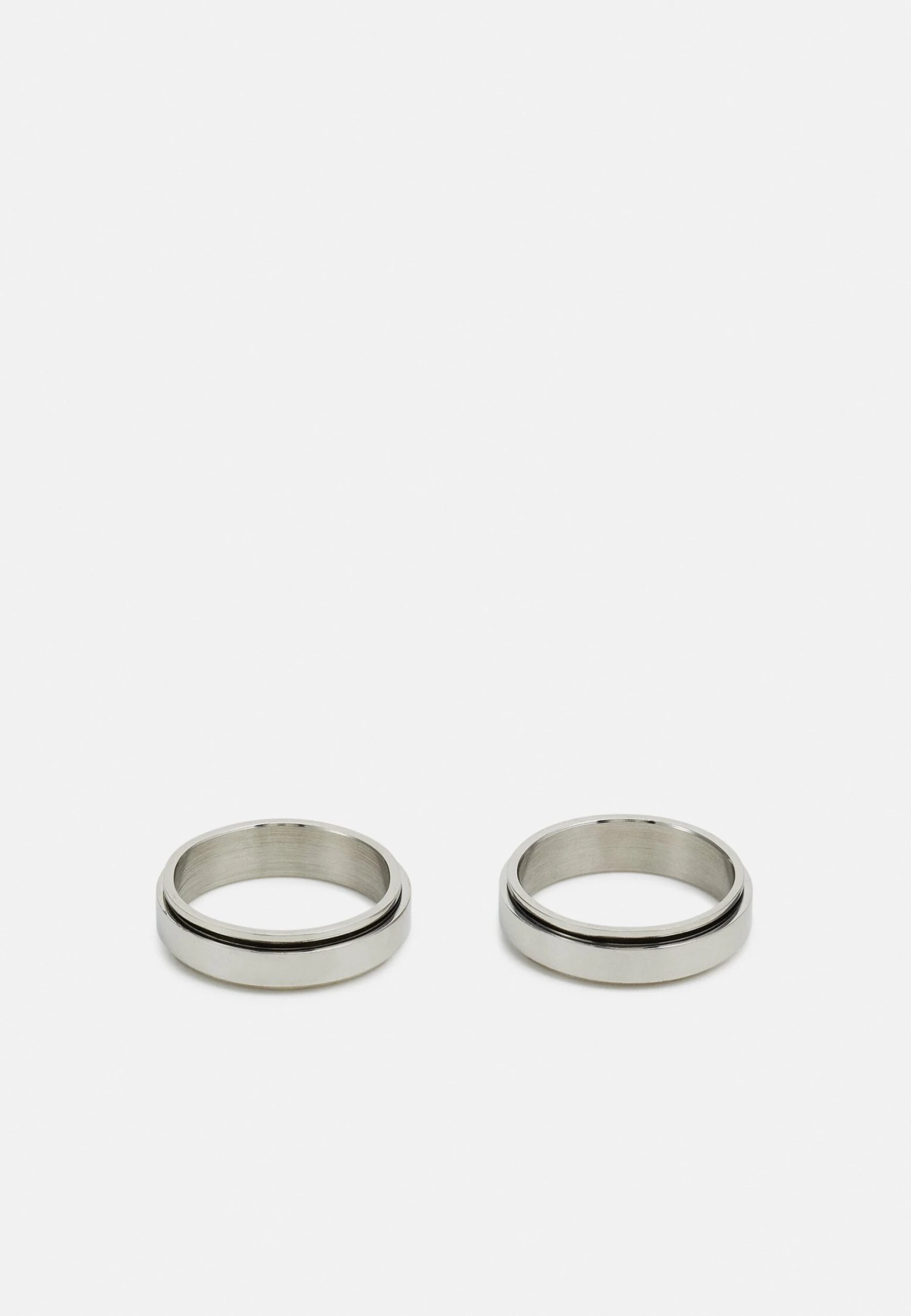 Jack & Jones Jacdavid 2Pack Unisex - Ring - Silver 2 Jack & Jones Jacdavid 2Pack Unisex - Ring - Silver - Afbeelding 2