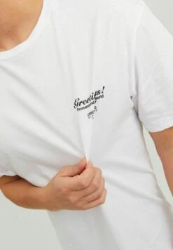 Jack & Jones Crew Neck - T-Shirt Print - Bright White -Jack & Jones Verkoopwinkel abce78bff35149708912b2e2a5905297