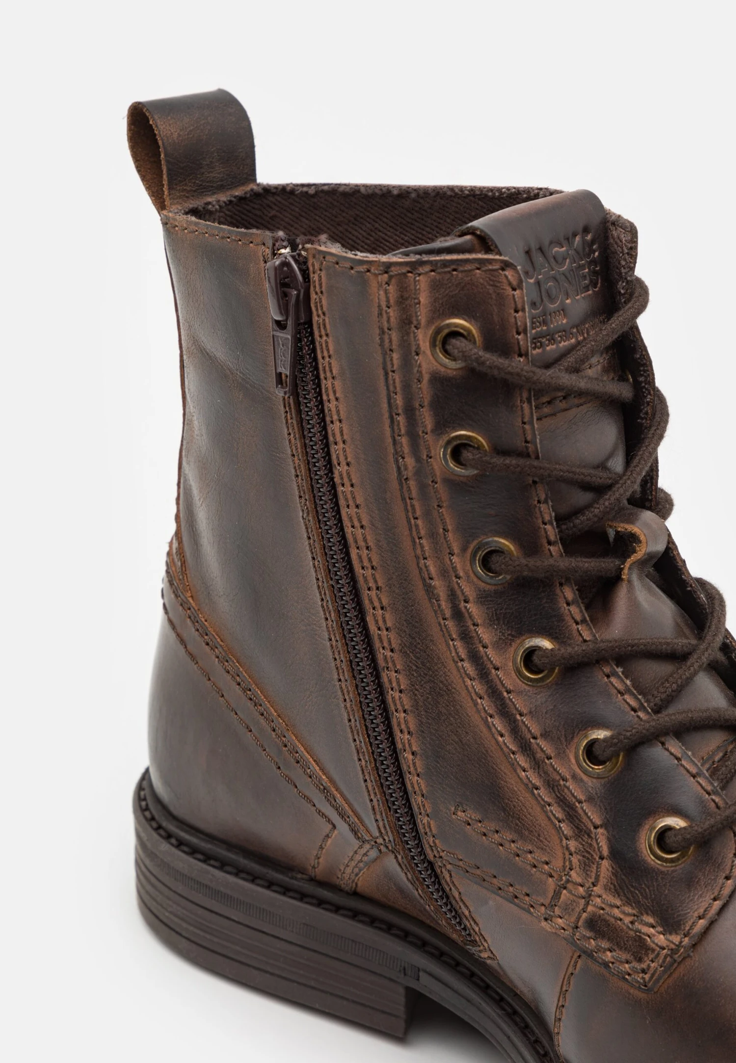 Jack & Jones Jfwhoward - Veterboots - Cognac 6 Jack & Jones Jfwhoward - Veterboots - Cognac - Afbeelding 6
