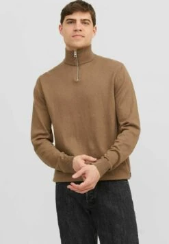 Jack & Jones Eemil Half Zip Noos - Trui - Otter