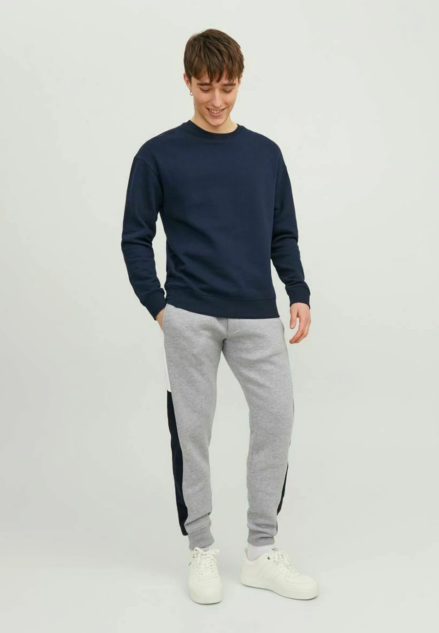 Jack & Jones Jpstwill Jjreid Blocking Pant - Trainingsbroek - Light Grey Melange 2 Jack & Jones Jpstwill Jjreid Blocking Pant - Trainingsbroek - Light Grey Melange - Afbeelding 2