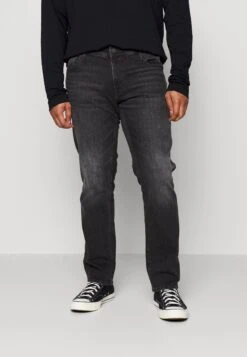 Jack & Jones Jjiglenn Jjoriginal - Straight Leg Jeans - Black Denim
