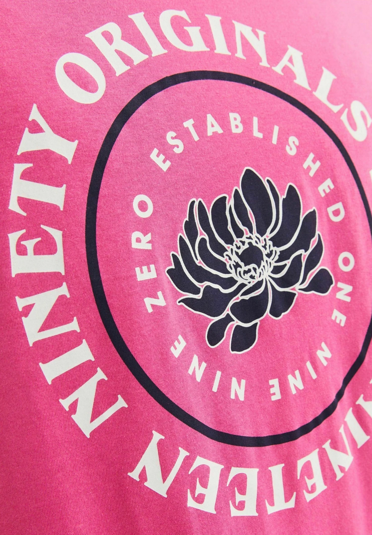 Jack & Jones T-Shirt Print - Fuchsia Rose 7 Jack & Jones T-Shirt Print - Fuchsia Rose - Afbeelding 7