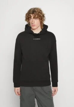 Jack & Jones Jjtwirl Hood - Sweater - Black