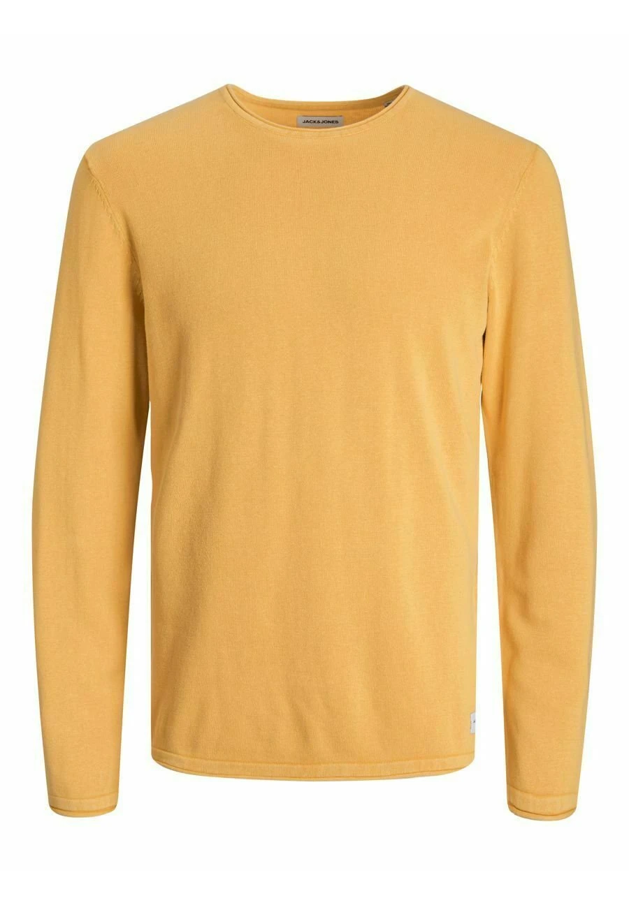 Jack & Jones Jjeleo Crew Neck Noos - Trui - Honey Gold 1 Jack & Jones Jjeleo Crew Neck Noos - Trui - Honey Gold