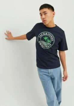 Jack & Jones Crew Neck - T-Shirt Print - Navy Blazer 10 Jack & Jones Crew Neck - T-Shirt Print - Navy Blazer -Jack & Jones Verkoopwinkel b7a09735a46446d3b24ef32b3fbe2a88
