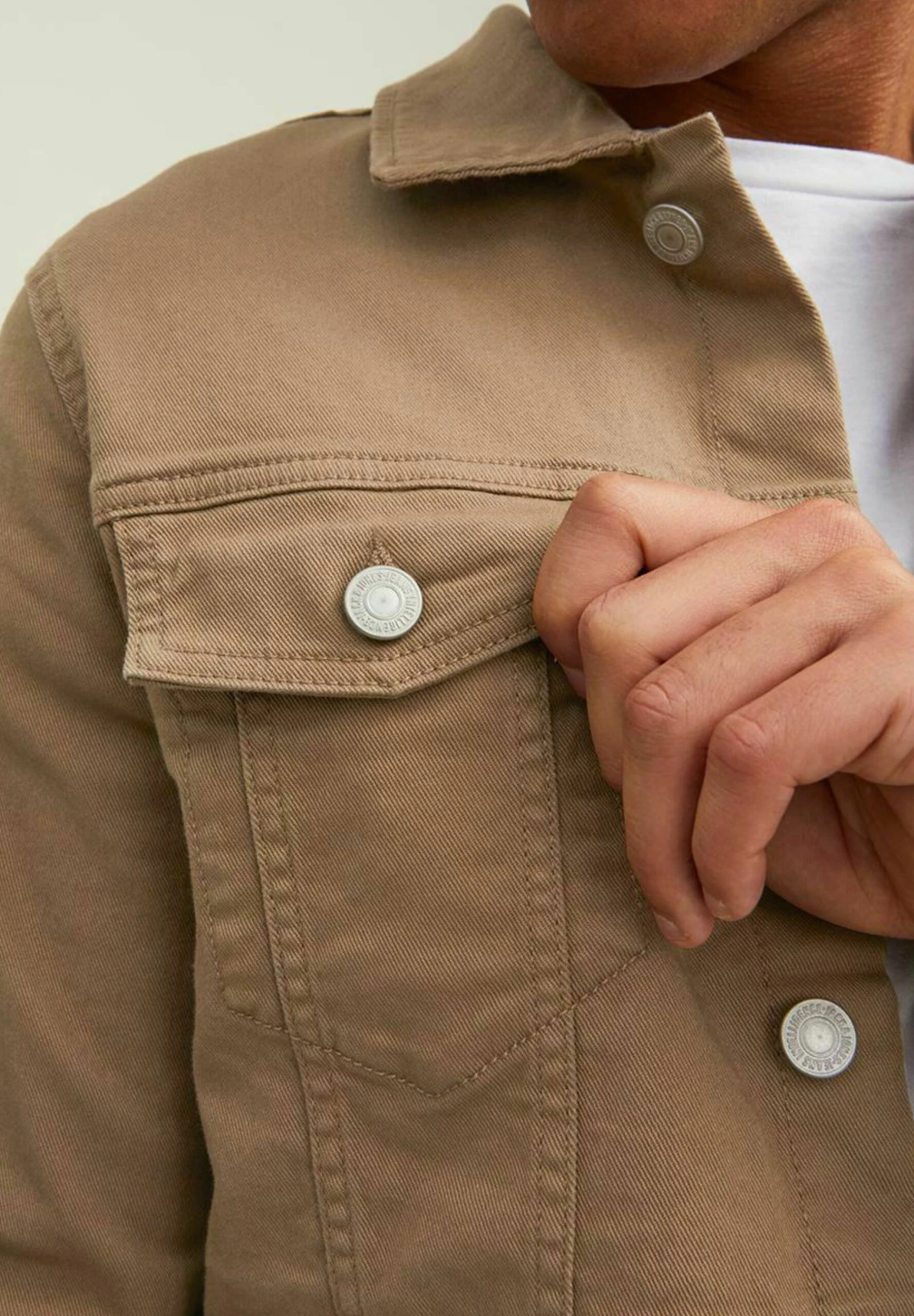 Jack & Jones IalvinAkmNoos - Spijkerjas - Sepia Tint 4 Jack & Jones IalvinAkmNoos - Spijkerjas - Sepia Tint - Afbeelding 4