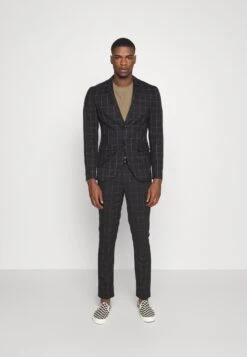 JACK&JONES Premium Jprfranco Check - Kostuum - Grey Melange