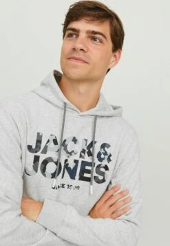 Jack & Jones Hoodie - White Melange -Jack & Jones Verkoopwinkel bab892fea40a489bb44f7dc549a392c6