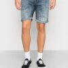 Jack & Jones Jjirick Jjfox - Jeansshort - Blue Denim