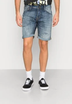 Jack & Jones Jjirick Jjfox - Jeansshort - Blue Denim