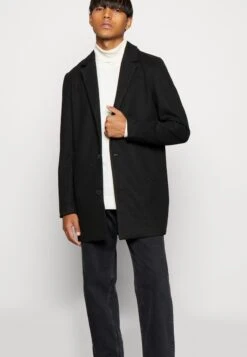 Jack & Jones Jjtoby Coat - Halflange Jas - Black -Jack & Jones Verkoopwinkel bc32e42bb3544ab39e8b4adca61d0318