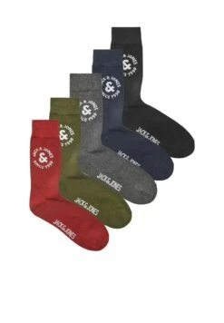 Jack & Jones 5-Pack - Sokken - Light Red