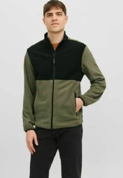 Jack & Jones Klassische - Fleecejas - Dusty Olive