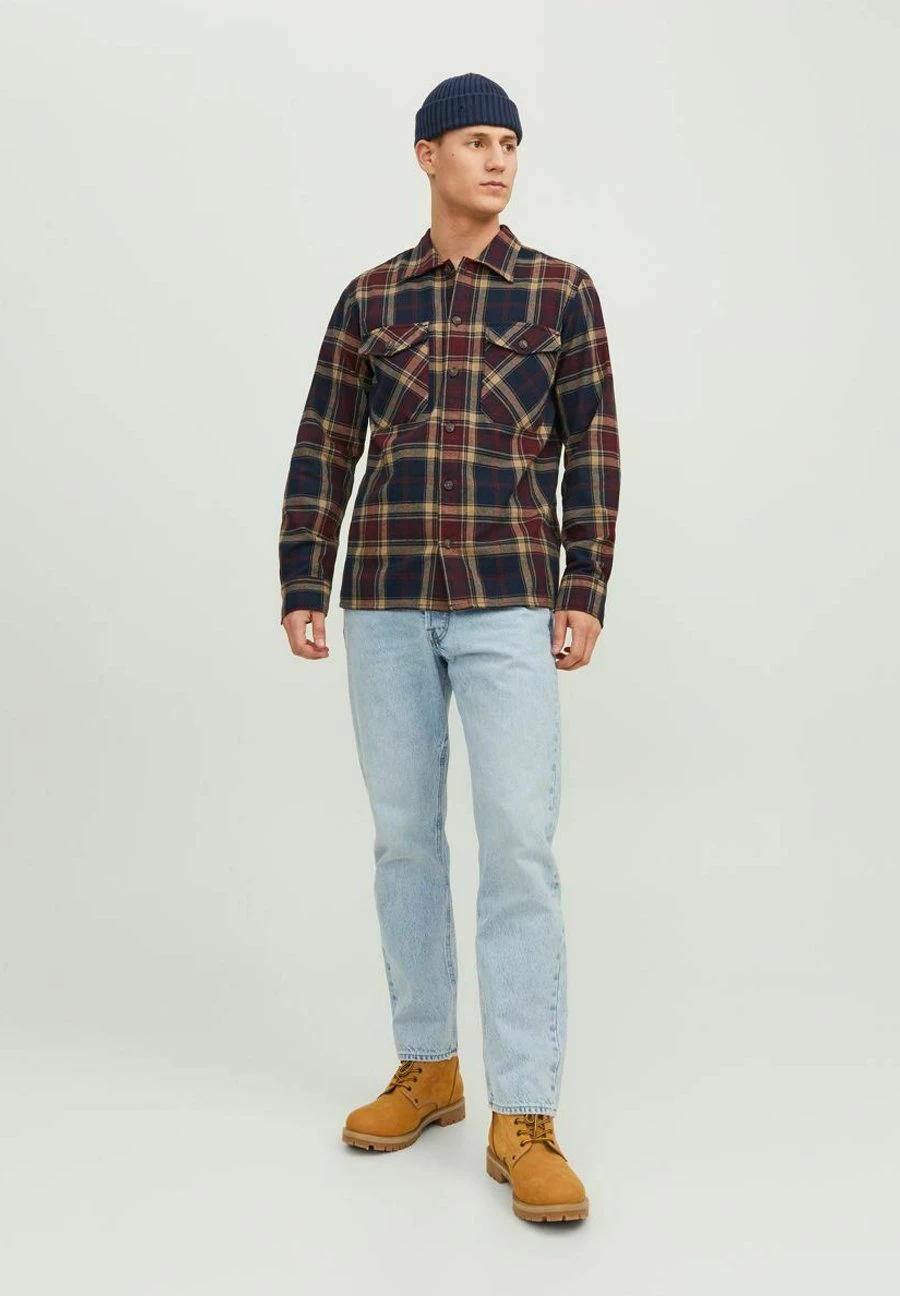 Jack & Jones Jjeeddie Ls Noos - Overhemd - Port Royale 2 Jack & Jones Jjeeddie Ls Noos - Overhemd - Port Royale - Afbeelding 2