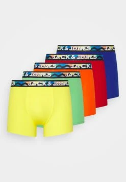 Jack & Jones Jaccolorful Pride Trunks 5 Pack - Onderbroeken - Barbados Cherrypack:Red Orange - Blazing Yellow - Absinthe Green - Surf The Web -Jack & Jones Verkoopwinkel c1a8599a637d4938b972f7cbc205651b