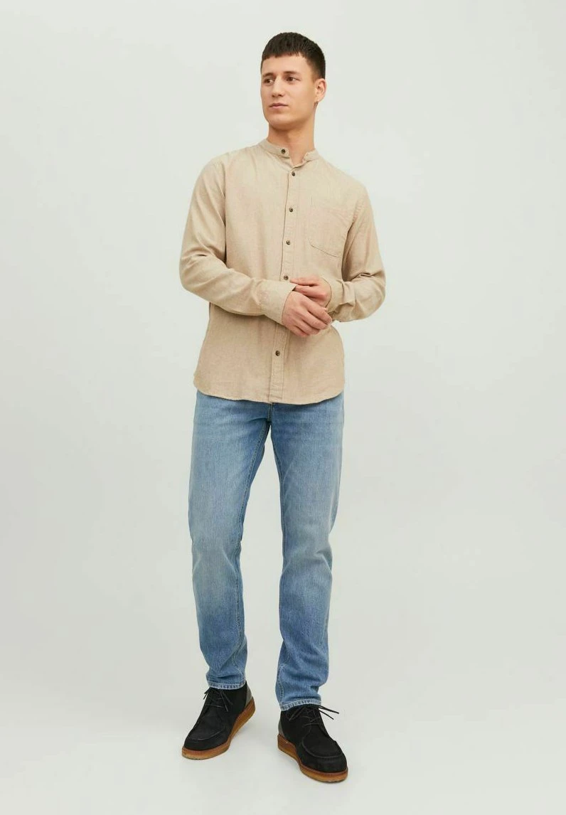Jack & Jones Melange - Overhemd - Oatmeal 2 Jack & Jones Melange - Overhemd - Oatmeal - Afbeelding 2