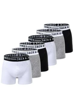 Jack & Jones 6Er Pack - Sense- Onderbroeken - Schwarz Grau Weiß