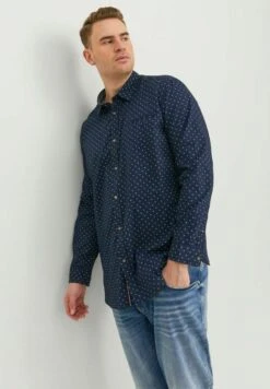 Jack & Jones Plus Size- Overhemd - Navy Blazer -Jack & Jones Verkoopwinkel ca6324c0ee534f40aeb4cbfc06691f59