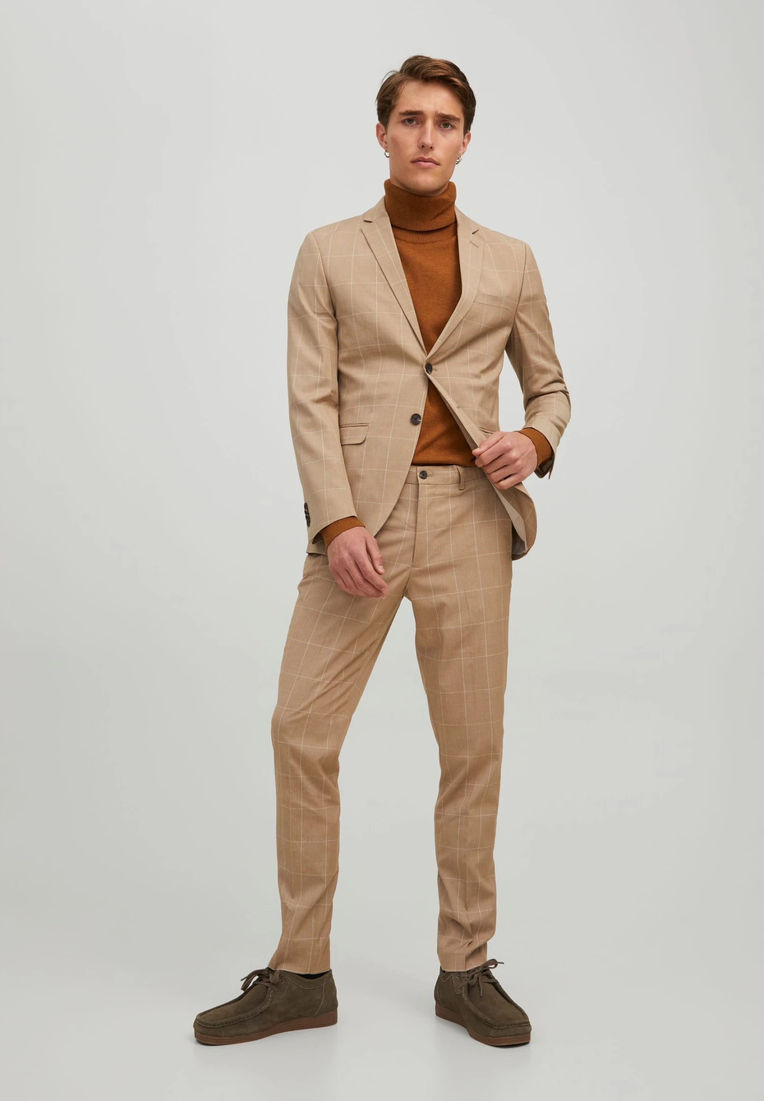 JACK&JONES Premium Jprfranco Check - Kostuum - Curds/Whey 4 JACK&JONES Premium Jprfranco Check - Kostuum - Curds/Whey - Afbeelding 4