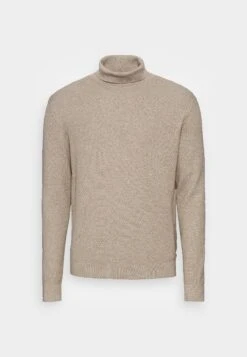 JACK&JONES Premium Jprbladallas Roll Neck - Trui - Almond Milk/Weathered Teak