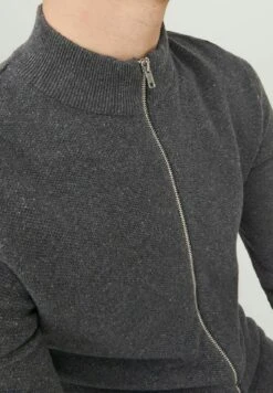 Jack & Jones Ehill Turtle Zip Noos - Vest - Dark Grey Melange -Jack & Jones Verkoopwinkel cdd7d335b0c9452682300d0dc4898add