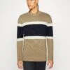 Jack & Jones Jjblock Crew Neck - Trui - Crockery