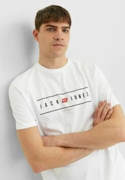 Jack & Jones Elliot Logo Crew Neck - T-Shirt Print - White 12 Jack & Jones Elliot Logo Crew Neck - T-Shirt Print - White -Jack & Jones Verkoopwinkel cfc2c1c679f24aada19bf7f4c689d93a