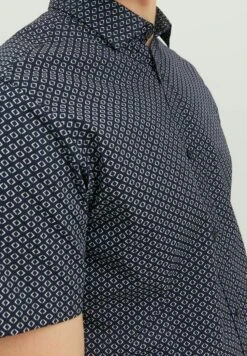 JACK&JONES Premium Premium Kurzarm Print - Overhemd - Navy Blazer 11 JACK&JONES Premium Premium Kurzarm Print - Overhemd - Navy Blazer -Jack & Jones Verkoopwinkel d0fca01ae1bb4fe083f780c1ee482d49