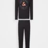 Jack & Jones Jacaaron Longsleeve And Pants Set - Pyjama - Black