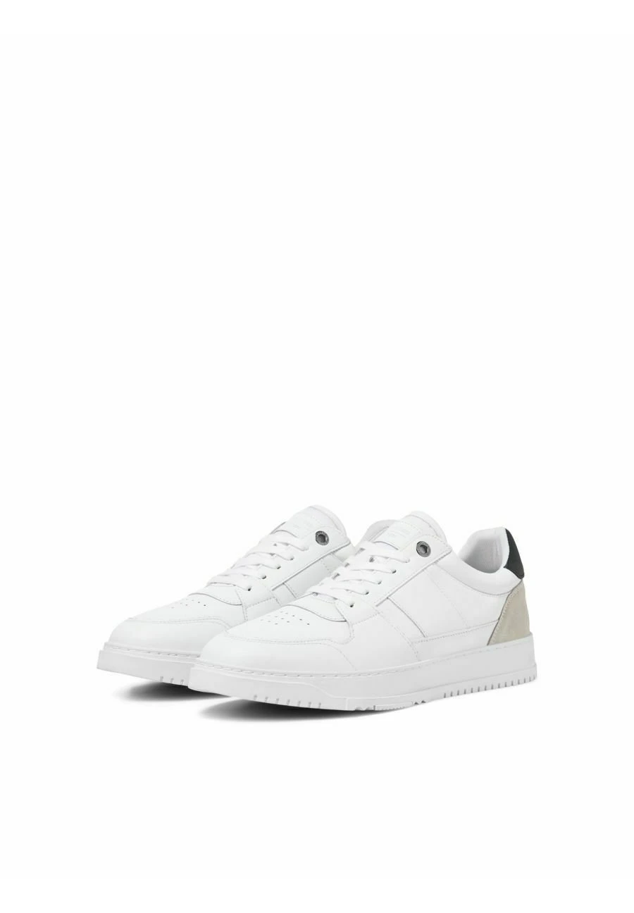Jack & Jones Basket Leder - Sneakers Laag - Bright White 3 Jack & Jones Basket Leder - Sneakers Laag - Bright White - Afbeelding 3