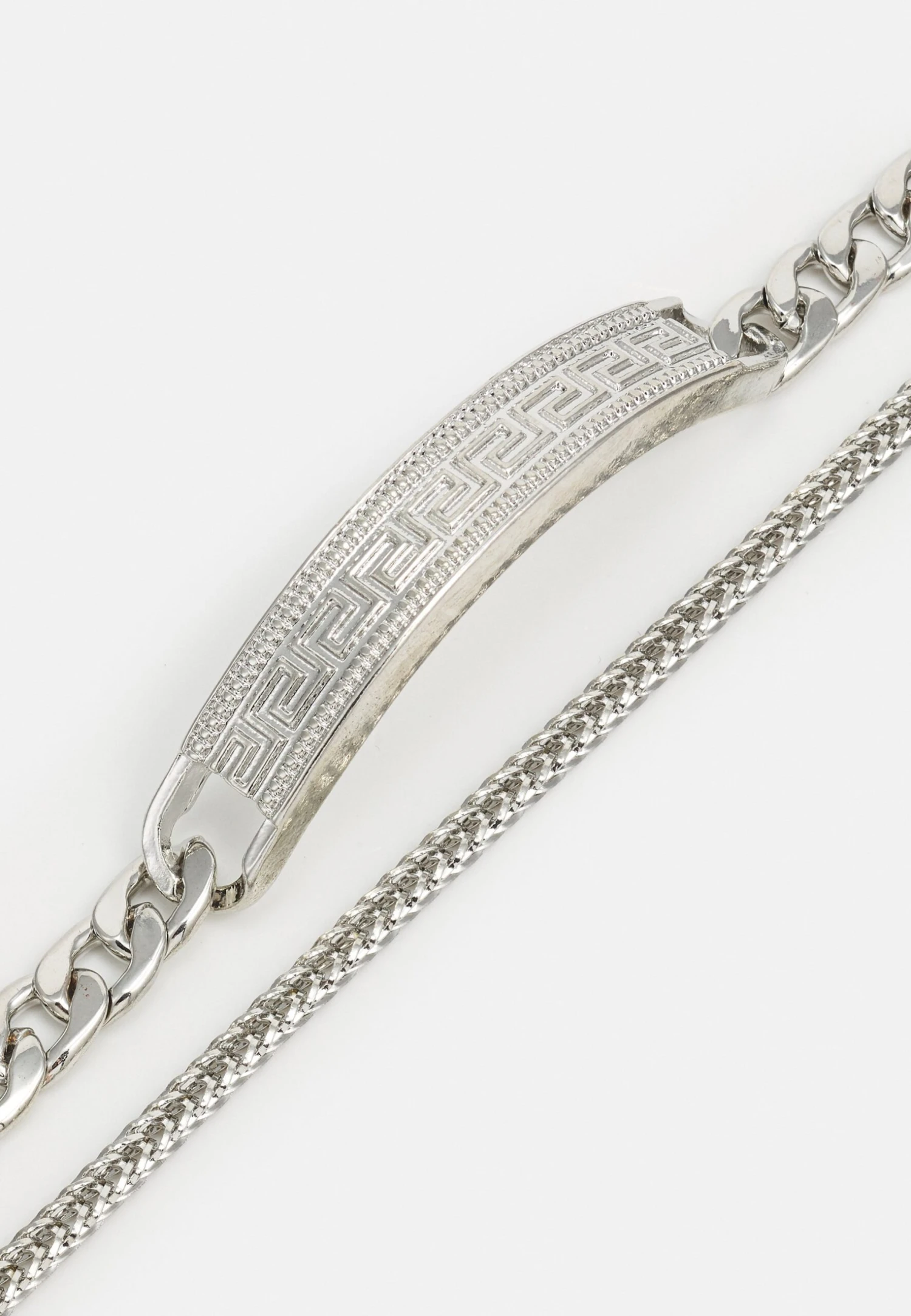 Jack & Jones Jacplate 2 Pack Unisex - Armband - Silver-Coloured 3 Jack & Jones Jacplate 2 Pack Unisex - Armband - Silver-Coloured - Afbeelding 3