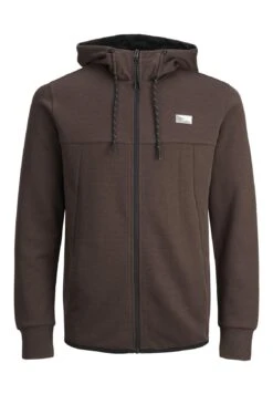 Jack & Jones Jcoair Hood Noos. - Sweater Met Rits - Seal Brown -Jack & Jones Verkoopwinkel d61e1969e2854456a91eb2509404f9a8