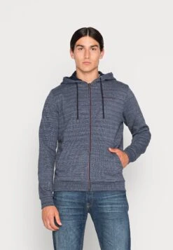 Jack & Jones JcobergZip Hood - Sweater Met Rits - Navy Blazer