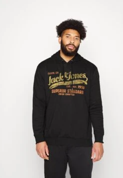 Jack & Jones Jprblubilly Logo Hood - Sweater - Black
