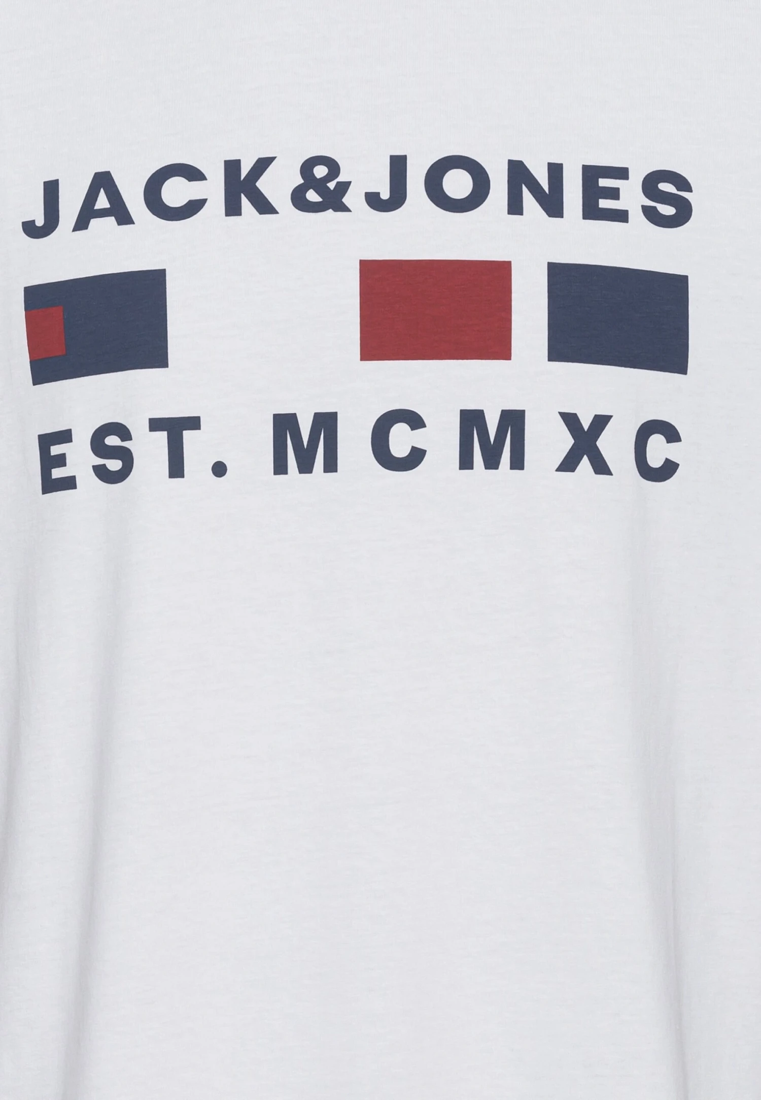 Jack & Jones Jcofreddie Tee Crew Neck- T-Shirt Print - White 3 Jack & Jones Jcofreddie Tee Crew Neck- T-Shirt Print - White - Afbeelding 3