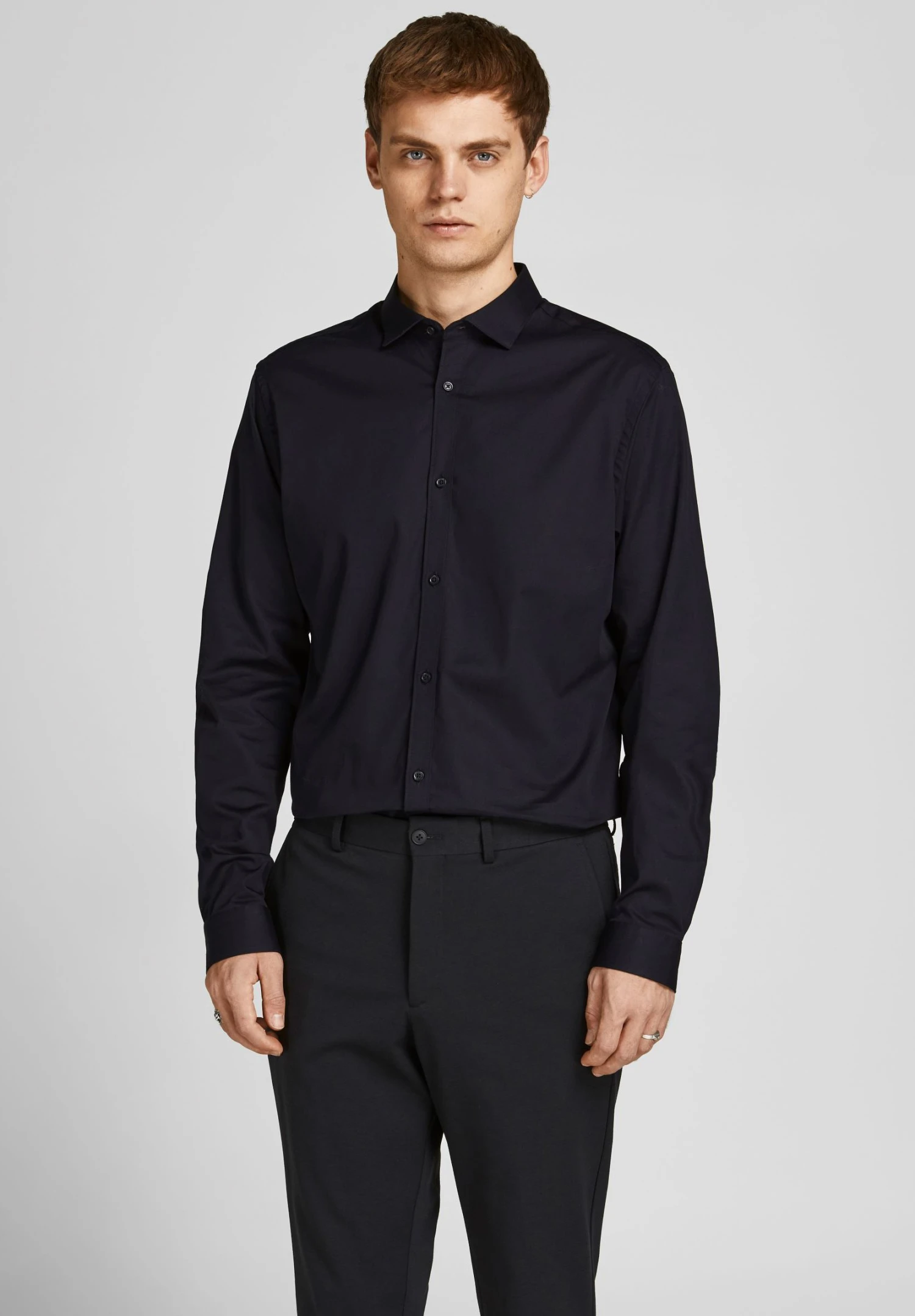 JACK&JONES Premium Jprblacardiff Slim Fit - Overhemd - Black 1 JACK&JONES Premium Jprblacardiff Slim Fit - Overhemd - Black