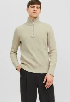 Jack & Jones Jprccperfect Half Zip Sn - Trui - Island Fossil