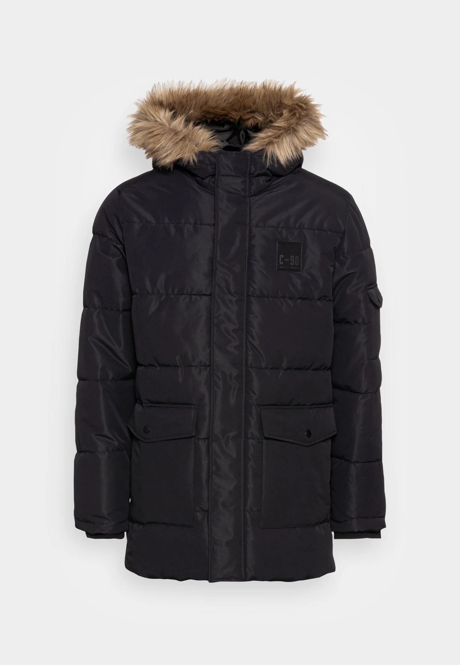 Jack & Jones Jcocroft Long Puffer- Winterjas - Black 1 Jack & Jones Jcocroft Long Puffer- Winterjas - Black