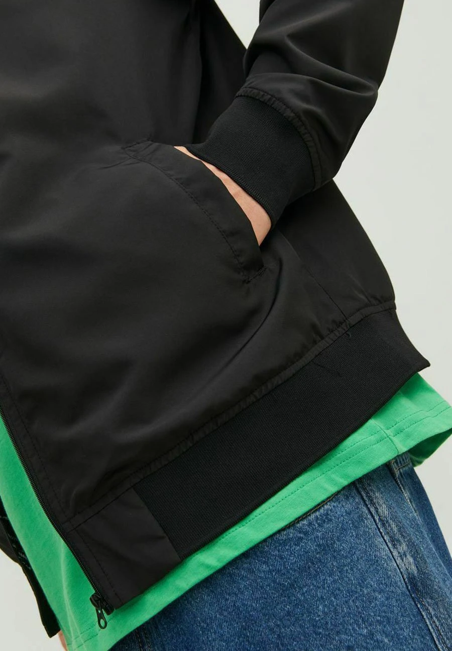 Jack & Jones Klassische - Bomberjacks - Black 5 Jack & Jones Klassische - Bomberjacks - Black - Afbeelding 5