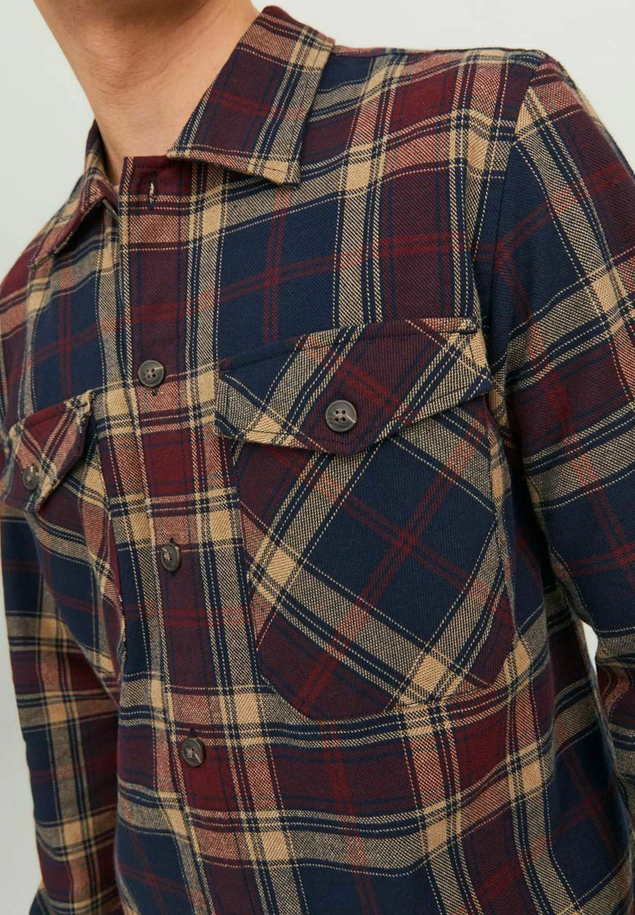 Jack & Jones Jjeeddie Ls Noos - Overhemd - Port Royale 5 Jack & Jones Jjeeddie Ls Noos - Overhemd - Port Royale - Afbeelding 5