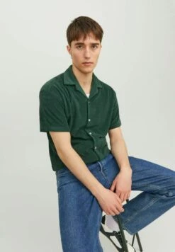 Jack & Jones Kurzarm Freizeit - Overhemd - Trekking Green -Jack & Jones Verkoopwinkel deb7e890b94a467cac56fa9e06b2ab77