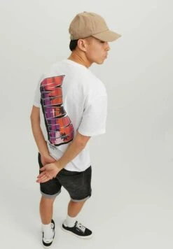 Jack & Jones Crew Neck - T-Shirt Print - Bright White -Jack & Jones Verkoopwinkel e1dd484961da44fdb8d8e29b863dade5