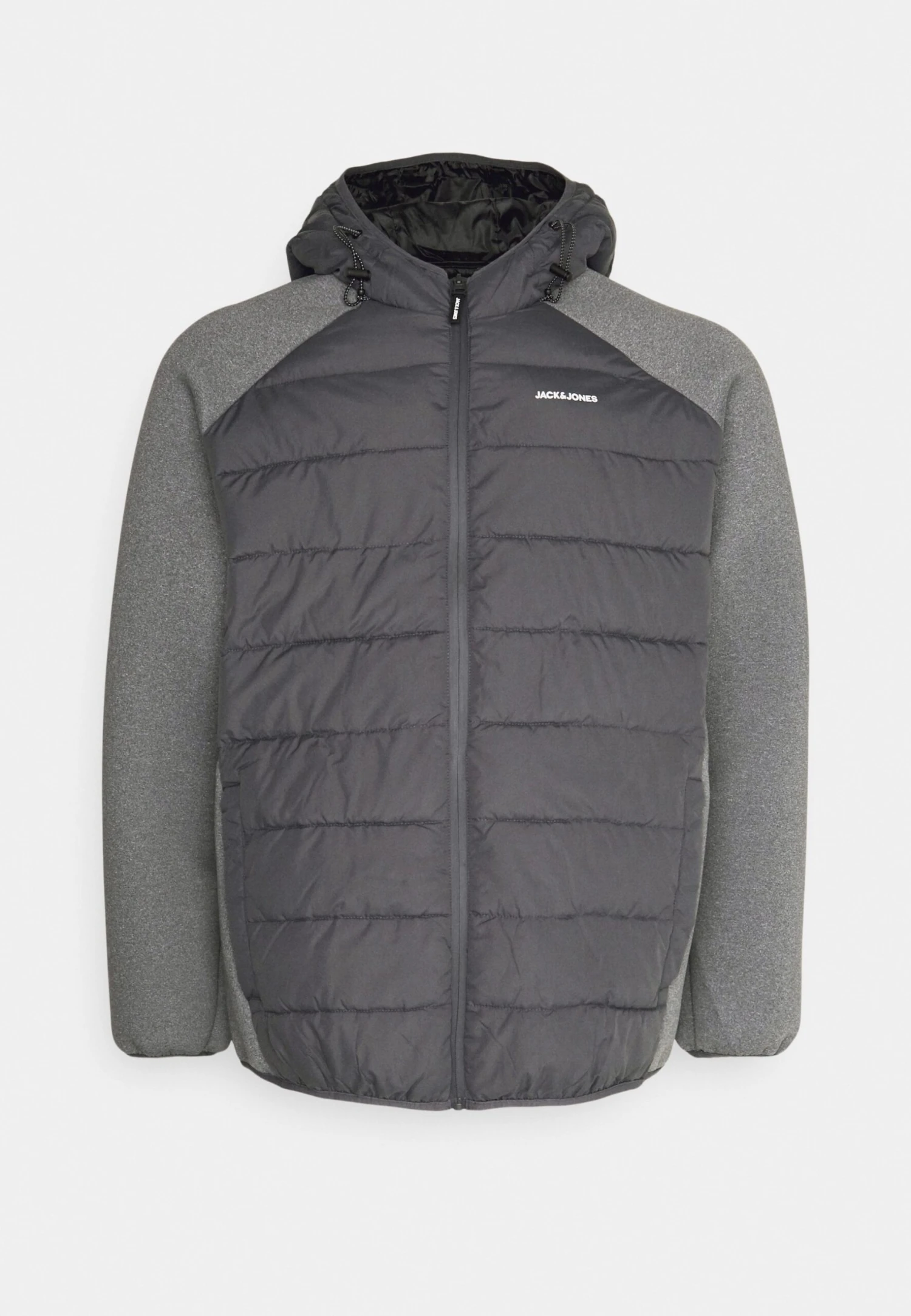 Jack & Jones Jcodust Hybrid- Jas - Light Grey Melange 5 Jack & Jones Jcodust Hybrid- Jas - Light Grey Melange - Afbeelding 5